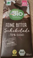 Feine Bitter Schokolade 70% Kakao - Bio