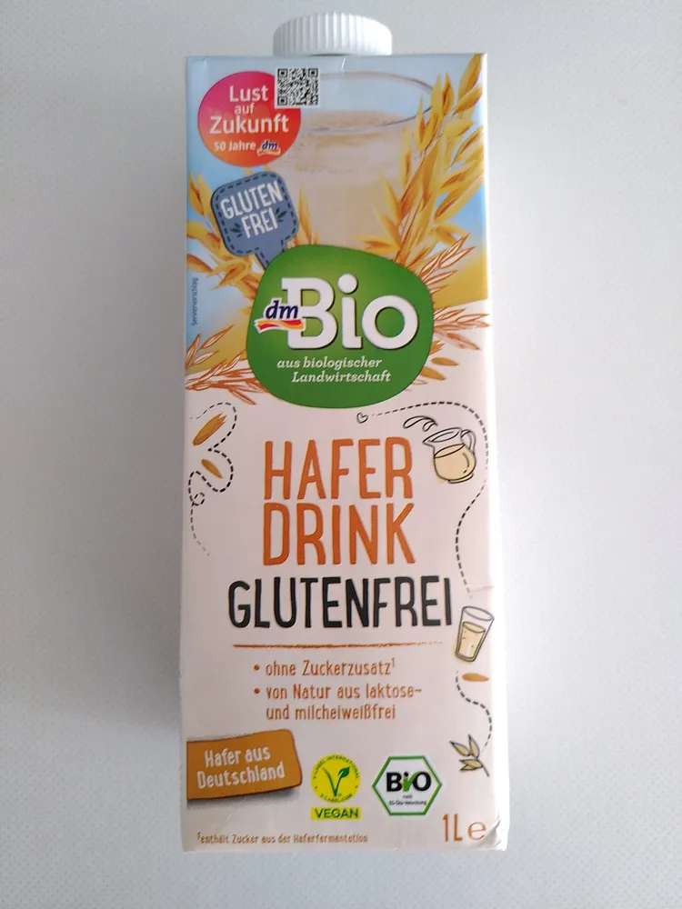 Haferdrink glutenfrei