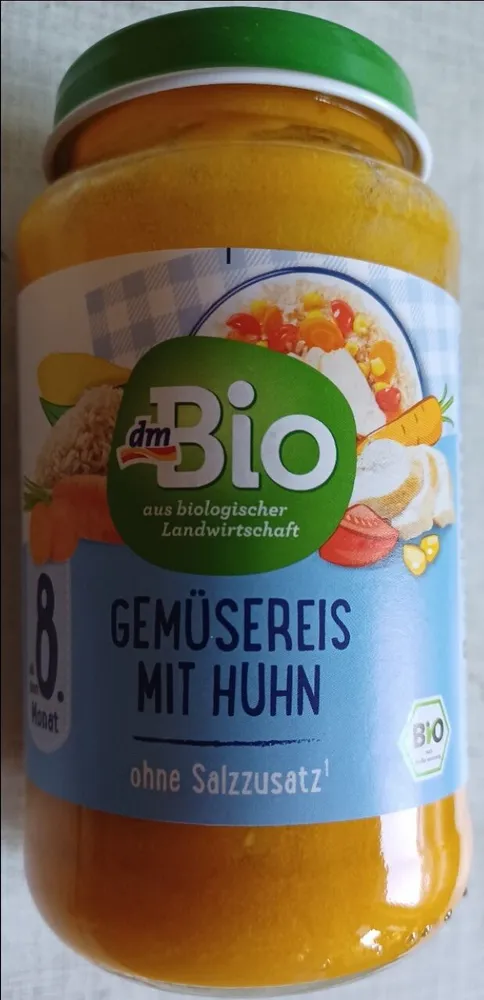 Gemüsereis mit Huhn (ab 8. Monat)
