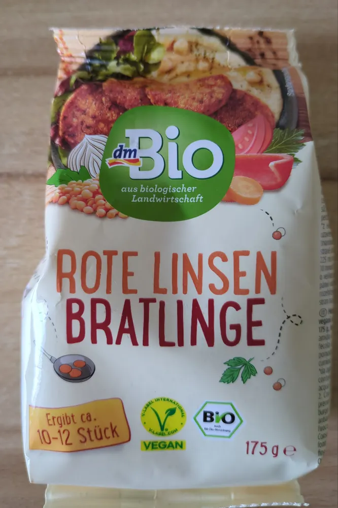 Rote Linsen Bratlinge