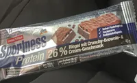 Protein Riegel mit Crunchy-Brownie- & Cream-Geschmack