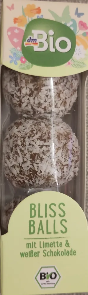 Bliss Balls mit Limette & weißer Schokolade