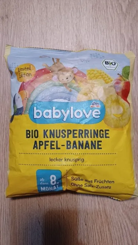 Bio Knusperringe Apfel-Banane
