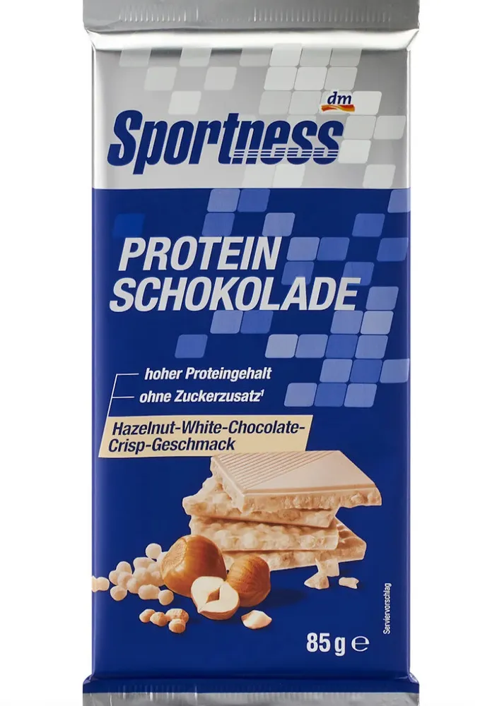 Protein Schokolade - Hazelnut White Chocolate Crisp
