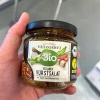 Veganer Vurstsalat