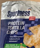 Protein tortilla chips