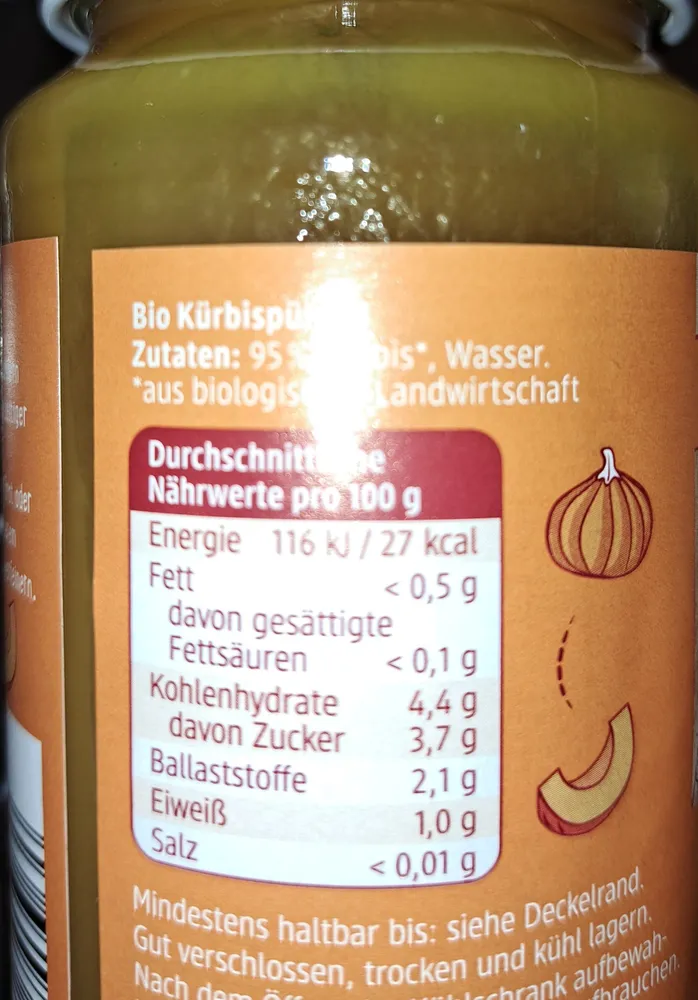 Kürbispüree