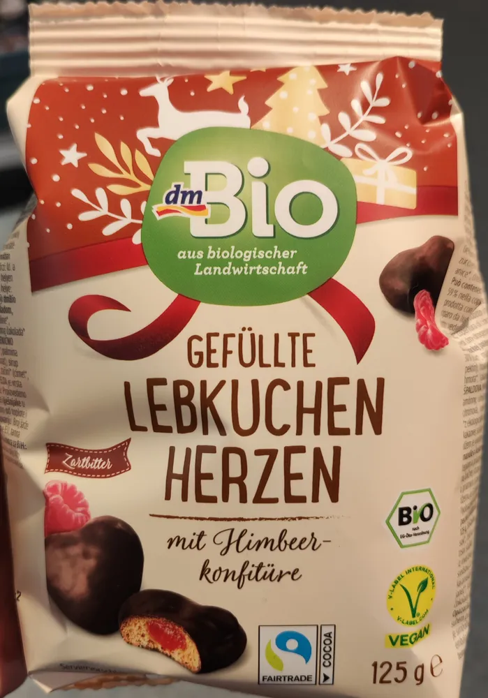 Gefüllte Lebkuchen Herzen