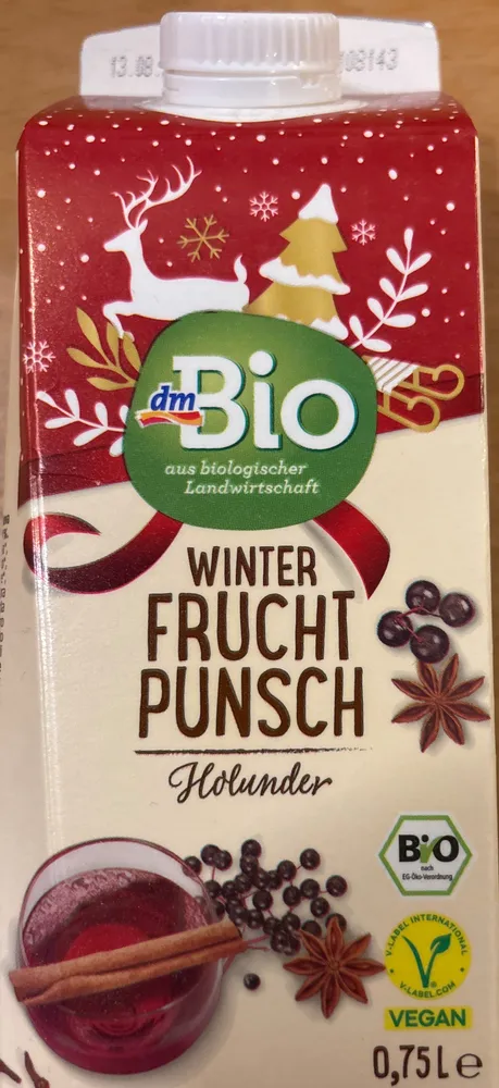 Fruchtpunsch Holunder von dm-Bio