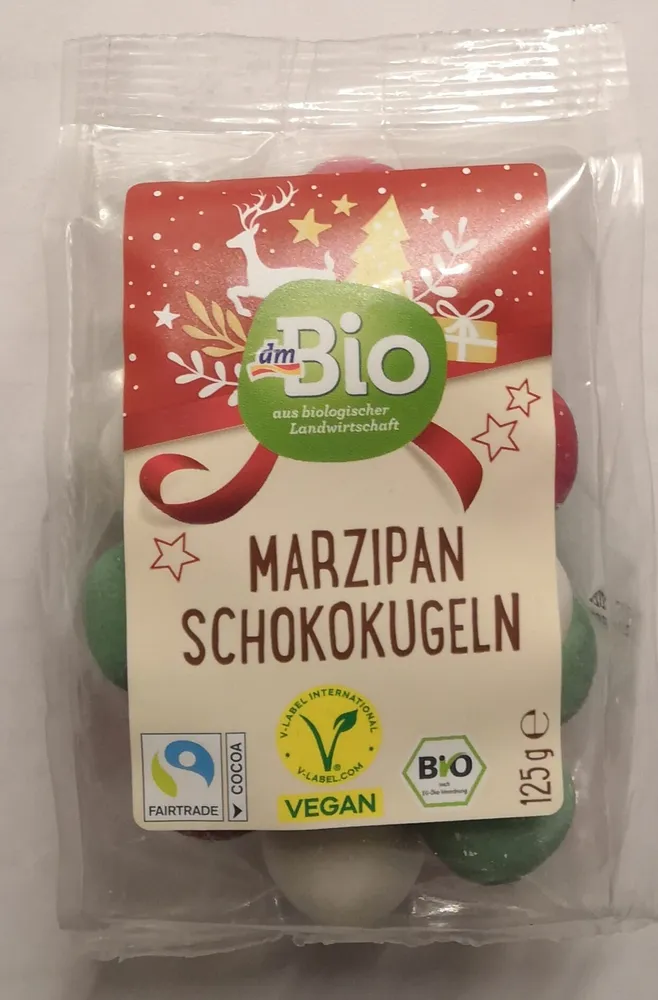Marzipan Schokokugeln