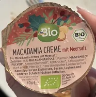 Macadamia Creme mit Meersalz