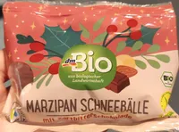 Marzipan Schneebälle