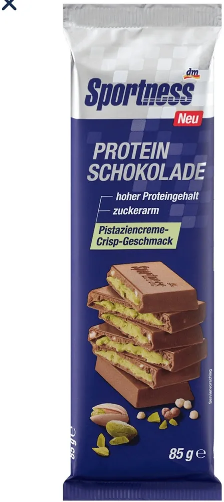 PROTEIN SCHOKOLADE Pistaziencreme-Crisp-Geschmack
