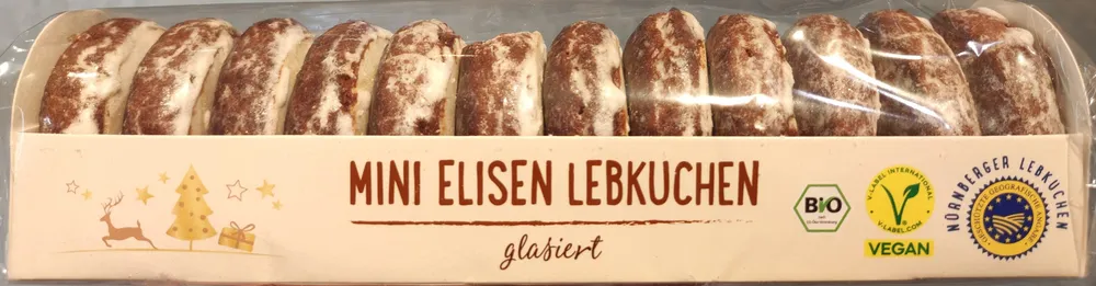 Mini Elisen Lebkuchen glasiert