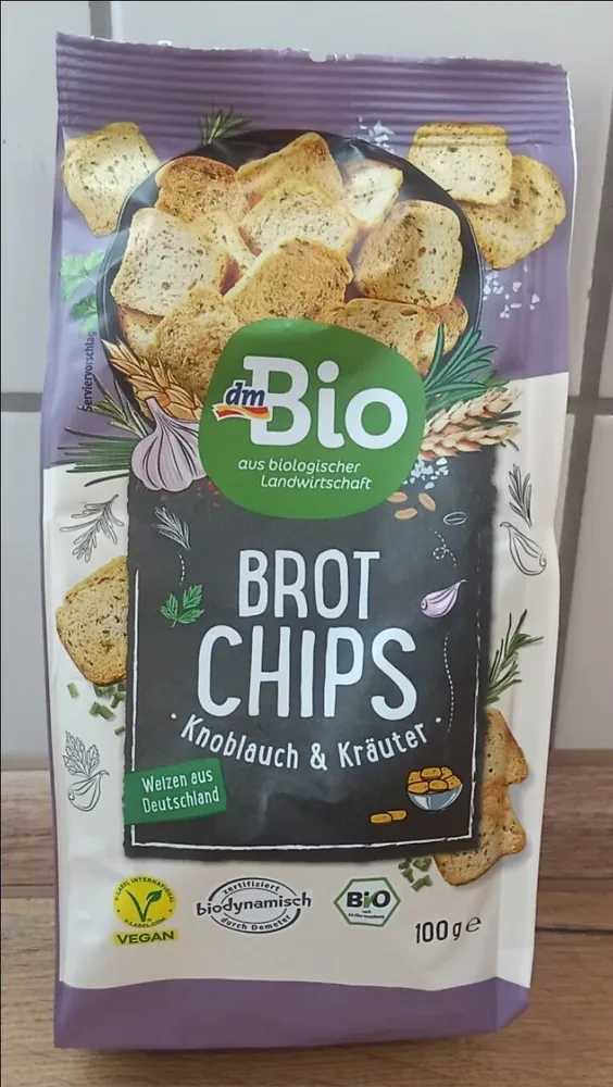Brotchips Knoblauch & Kräuter