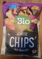 Gemüsechips mit Meersalz