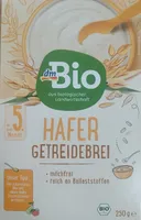 Hafer Getreidebrei