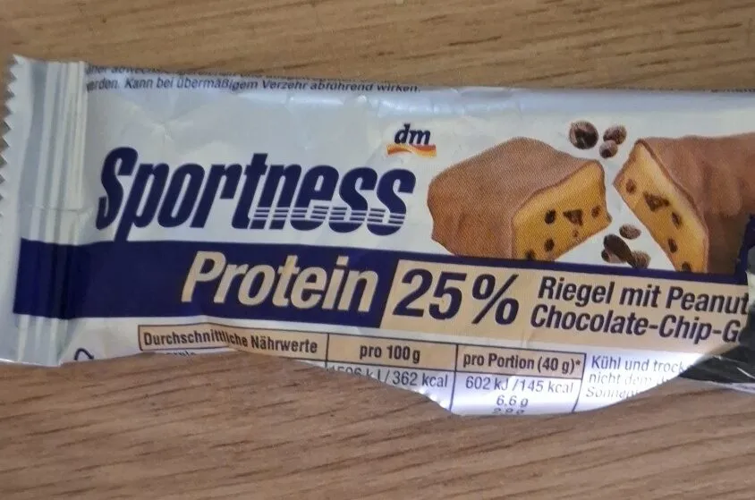 Riegel mit Peanutbutter-Chocolate-Chip-Geschmack