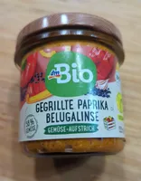 Gegrillte Paprika Belugalinse Gemüse-Aufstrich