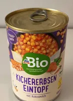 Eintopf Kichererbsen mit Kokosmilch