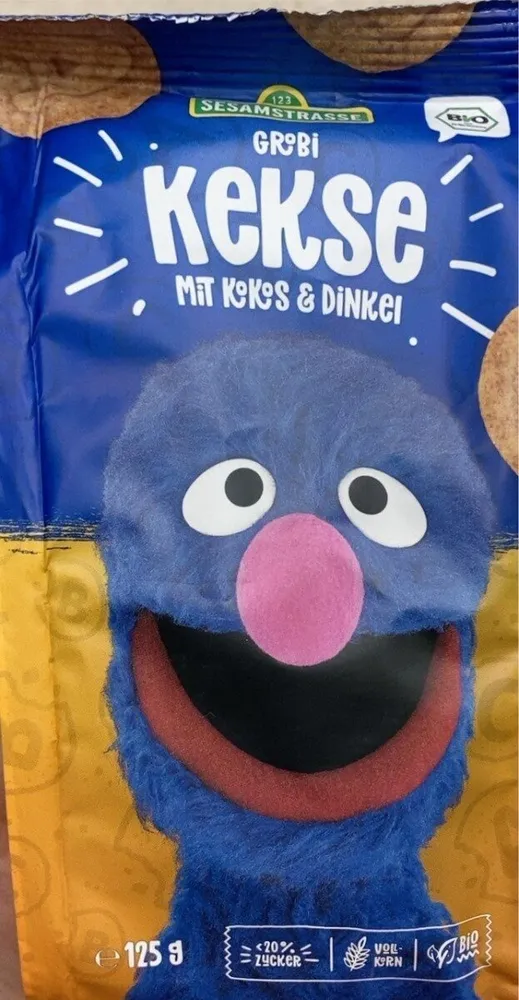 Grobi Kekse mit Kokos & Dinkel Bio