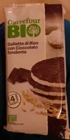 Gallette di riso con cioccolato fondente