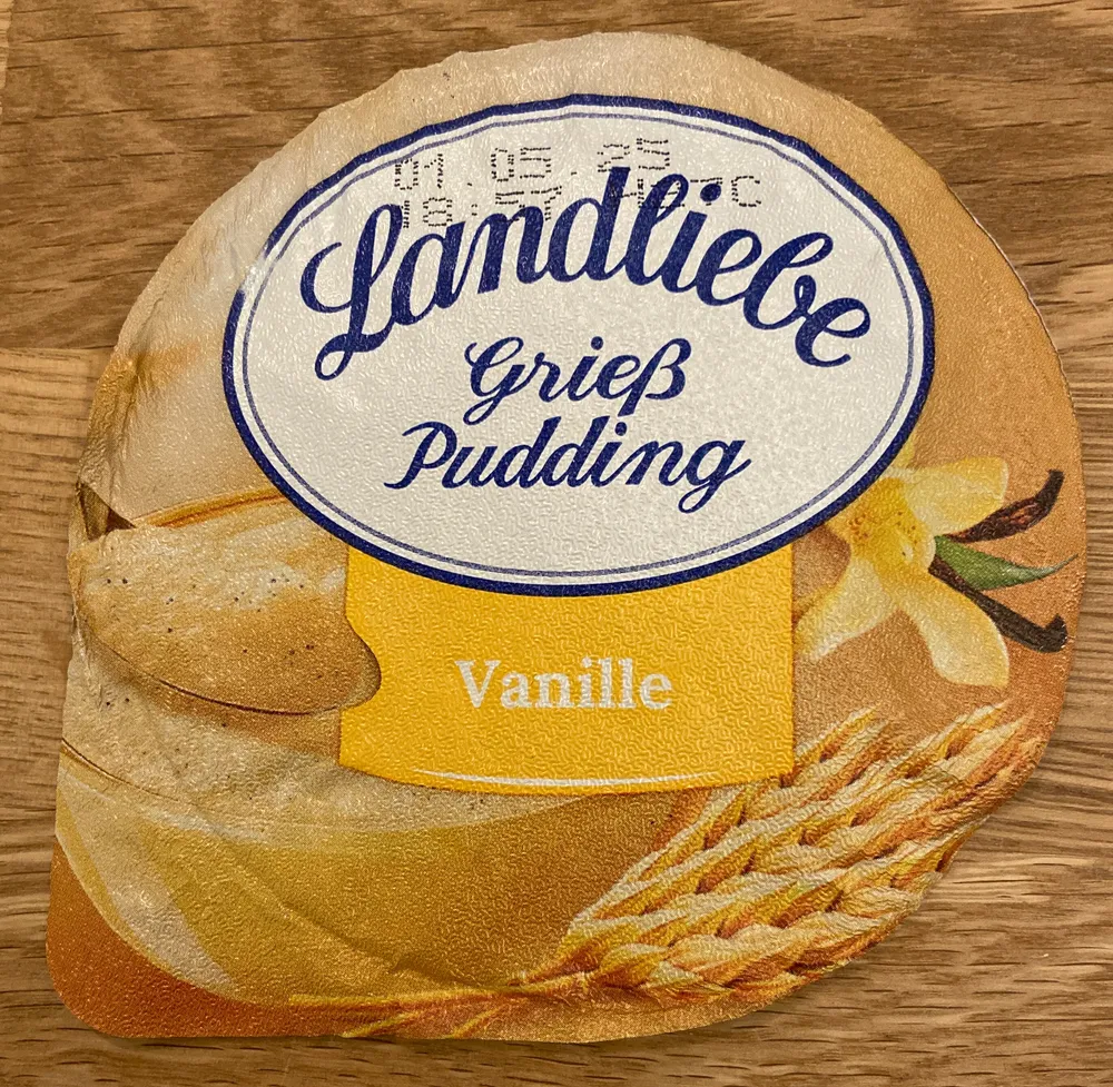 Grieß Pudding Vanille