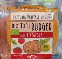 Tofu burger pizzaiola