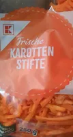 Frische Karottenstifte
