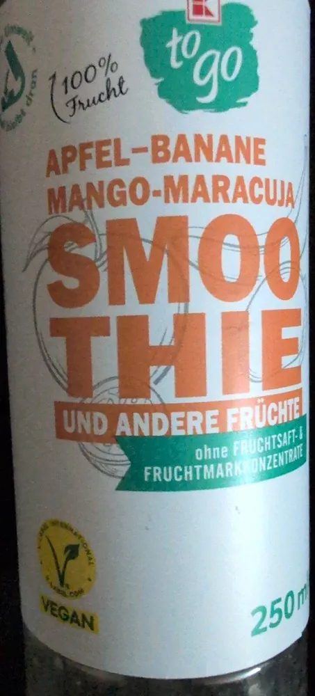 Apfel-Bananen-Mango-Maracuja Smoothie