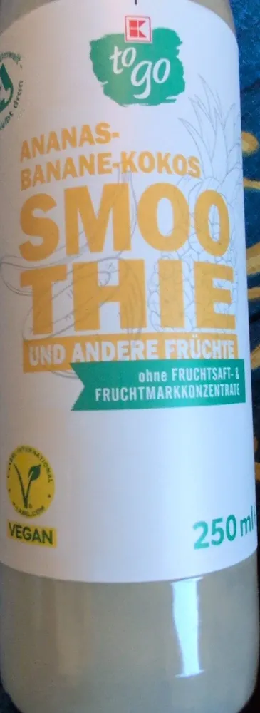 Ananas Banane Kokos Smoothie