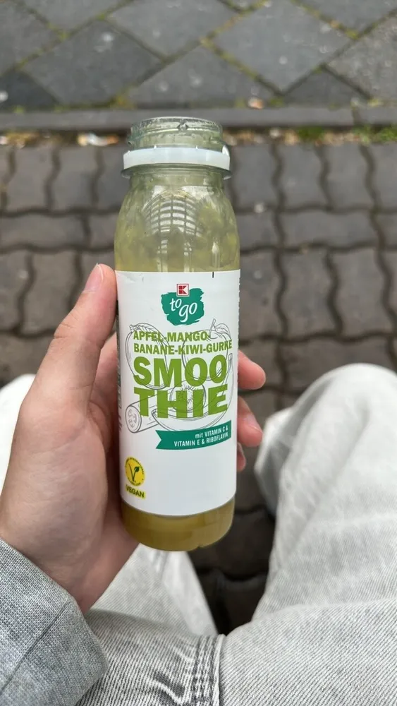 K-to go Apfel-Mango-Banane-Kiwi-Gurke Smoothie