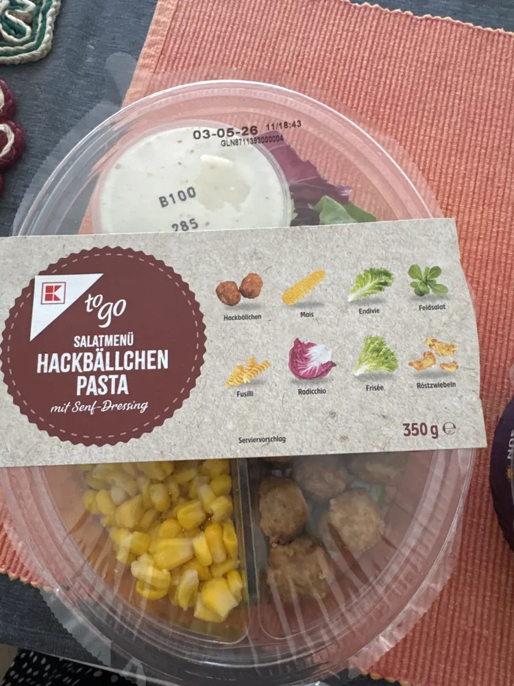Hackbällchen Pasta