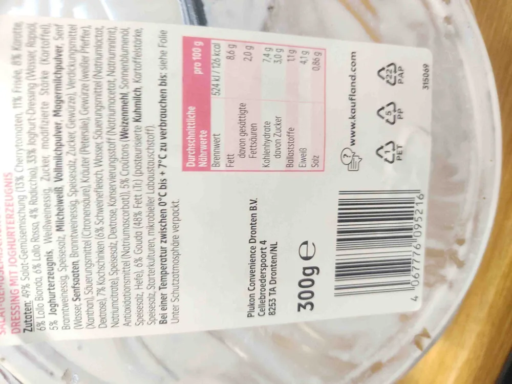 Salatbox Schinken Käse