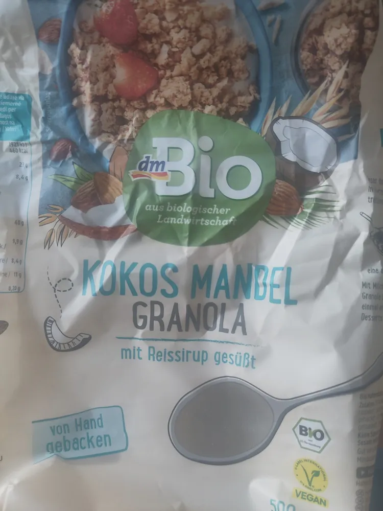 kokos mandel granola