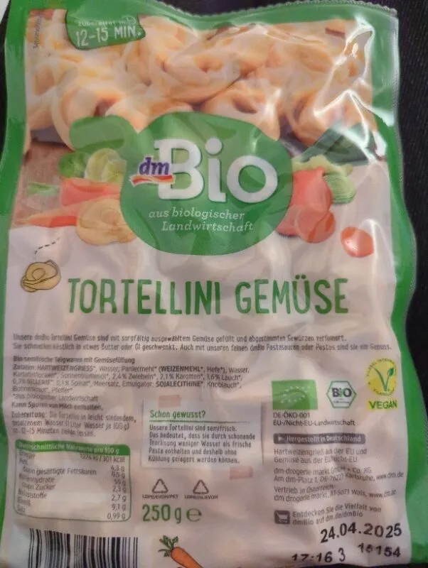 Tortellini Gemüse