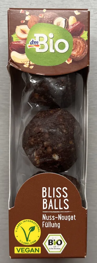 Bliss Balls Nuss-Nougat Füllung