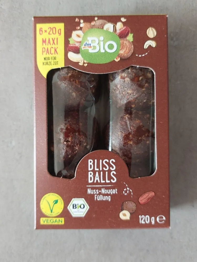 Bliss Balls Nuss-Nougat Füllung