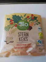 STERN KEKS mit Orange und Zartbitterschokolade