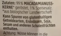Macadamianüsse - geröstet & gesalzen