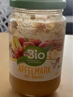 Apfelmark mit Banane