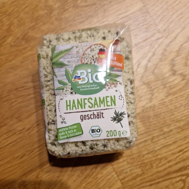 dm Bio Hanfsamen 200g 2.95 1kg 14.75€