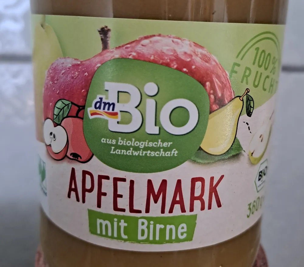 Apfelmark mit Birne