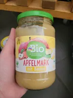 Apfelmark mit Banane