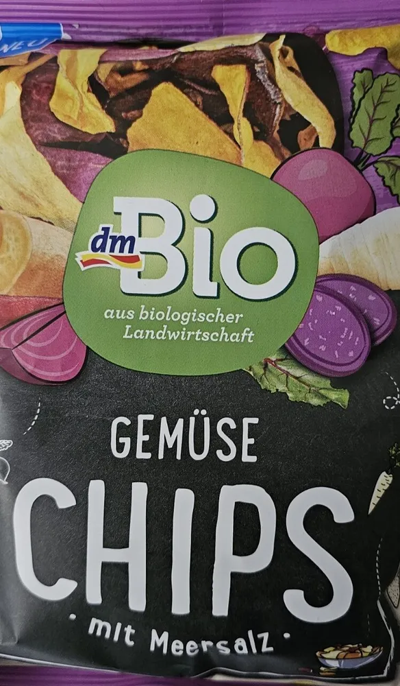 Gemüse Chips mit Meersalz
