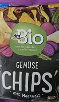 Gemüse Chips mit Meersalz