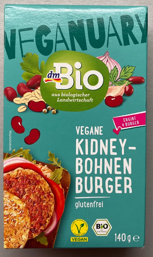 Veganer Kidneybohnenburger