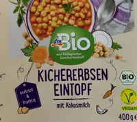 Kichererbseneintopf mit Kokosmilch