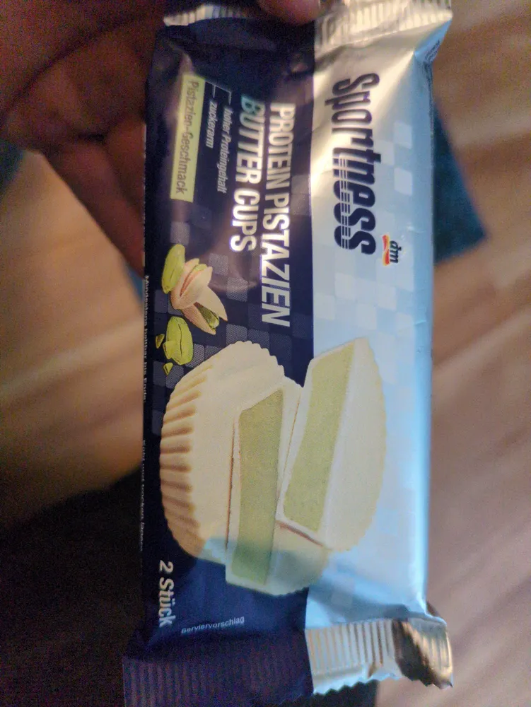 Protein Pistazien Butter Cups