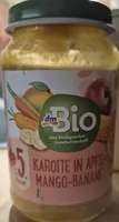 Karotte in Apfel-Mango-Banane